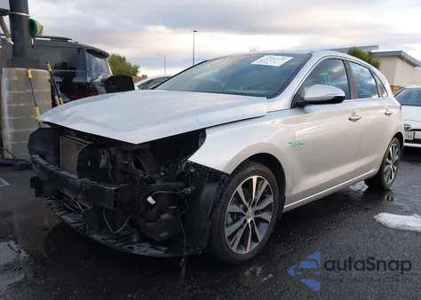2018 Hyundai Elantra Gt из США, поврежденный, VIN KMHH35LE4JU079757